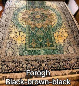 Іранський килим Diba Carpet Forogh black-brown-black
