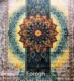 Иранский ковер Diba Carpet Forogh cream-brown-black