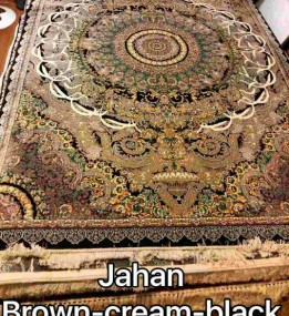 Иранский ковер Diba Carpet Jahan brown-cream-black