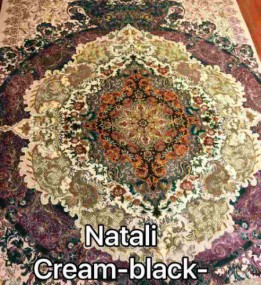Иранский ковер Diba Carpet Natali cream-black-brown