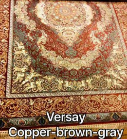 Иранский ковер Diba Carpet Versay copper-brown-gray