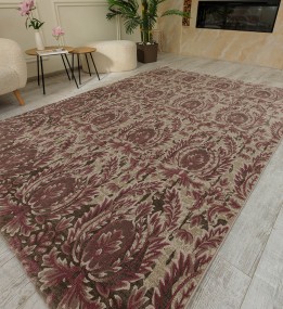 Високощільний килим Crystal 9553A Tulip Wood-Cream
