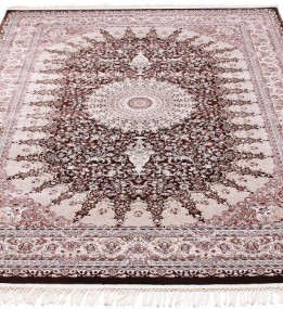 Високощільний килим Esfahan 4996A d.brown-ivory