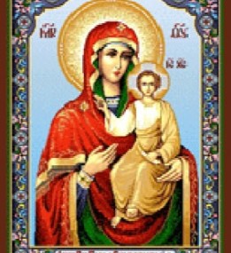 Килим Ікона 2065 Божої матері Скоропослушниці