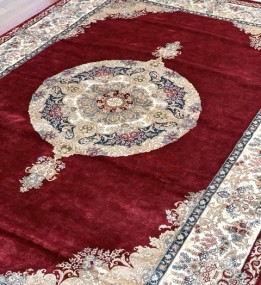 Бамбуковый ковер ELEXUS HEREKE ML749 BORDO