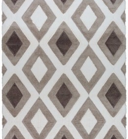 Високоворсный килим Linea 05490A White