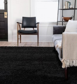 Високоворсний килим Loca 6365A black