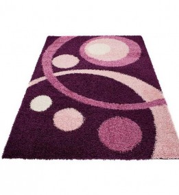 Високоворсний килим Loca 9197A D.PURPLE