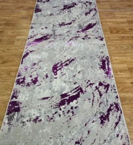 Синтетичена килимова доріжка MODA 4576 LILAC / VIZON GREY