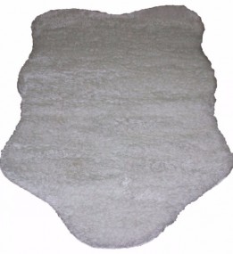 Високоворсний килим Puffy-4B S331a White