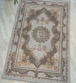Синтетический ковёр SALSA D557A BEIGE/D.GREY