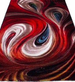 Синтетический ковёр Amore 9790A  black-red