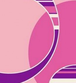 Синтетический ковер Elana 4858 pink-l.violet