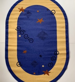 Синтетичний килим FRISE F3106A BLUE - высокое качество по лучшей цене в Украине.