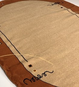 Синтетичний килим FRISE F3127A ORANGE - высокое качество по лучшей цене в Украине.