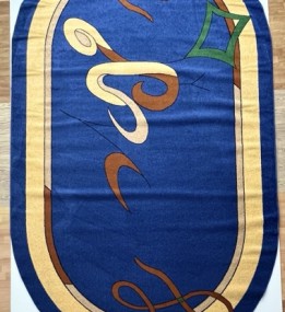 Синтетический ковер FRISE F5247A BLUE