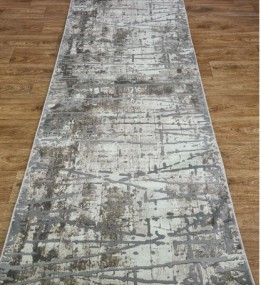 Синтетическая ковровая дорожка LUXURY 06189A GREY / GREY