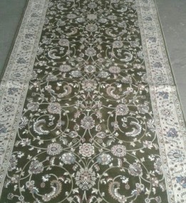 Высокоплотная ковровая дорожка Ottoman 0917 зеленый