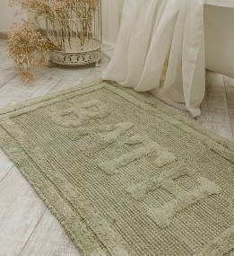 Килим для ванної Woven Rug 16304 green