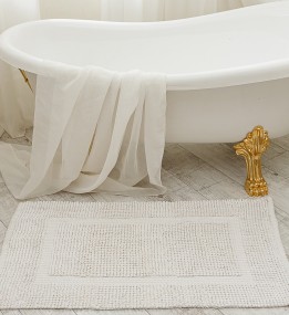 Килим для ванної Woven Rug 16514 white