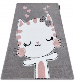 Дитячий килим PETIT KITTY кішка сірий