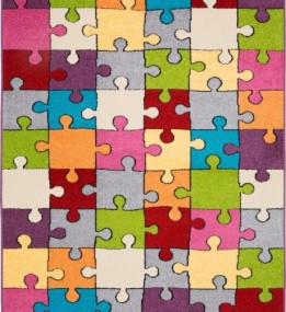 Дитячий килим Funky Puzzle Fiolet