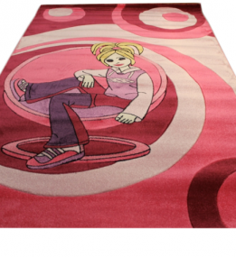 Дитячий килим Rainbow 0100 pink