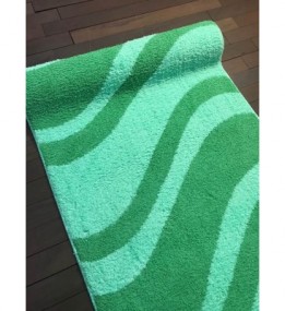 Високоворсна килимова доріжка ASTI Aqua Wash-Green