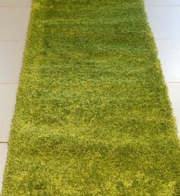 Високоворсна килимова доріжка Shaggy Gold 9000 green