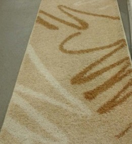 Высоковорсная ковровая дорожка Shaggy 0791 карамель
