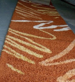 Высоковорсная ковровая дорожка Shaggy 0791 терра