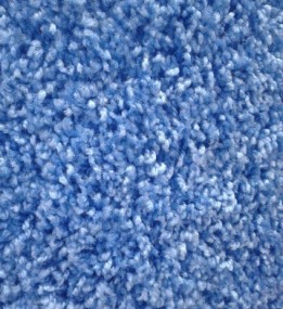 Высоковорсная ковровая дорожка Shaggy Mono 0720 синий
