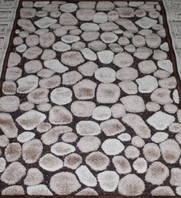 Синтетическая ковровая дорожка Chenill 2679B v.brown