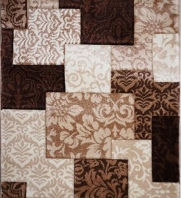 Синтетическая ковровая дорожка DaisyCarving 8430A brown