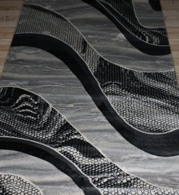 Синтетична килимова доріжка Festival 6015A black-anthracite