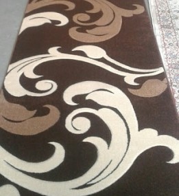 Синтетична килимова доріжка Legenda 0313 коричневий