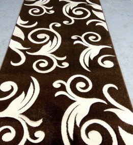 Синтетична килимова доріжка Legenda 0391 коричневий