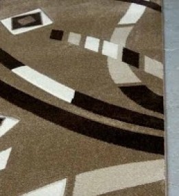 Синтетична килимова доріжка Legenda ромб беж