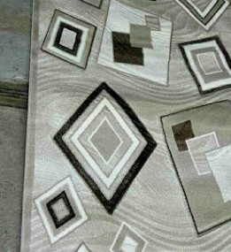 Синтетична килимова доріжка Liliya ромб візон