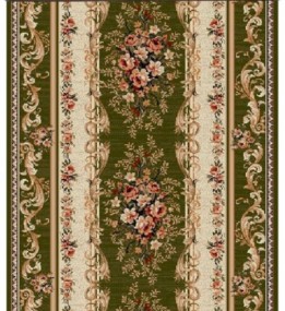 Синтетическая ковровая дорожка Lotos 535/310 green