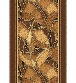 Синтетична килимова доріжка Silver  / Gold Rada 132-12 brown