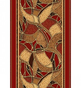 Синтетична килимова доріжка Silver  / Gold Rada 132-22 red