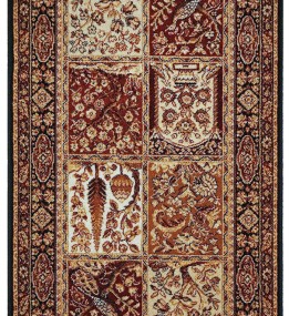 Шерстяная ковровая дорожка Isfahan Timor black