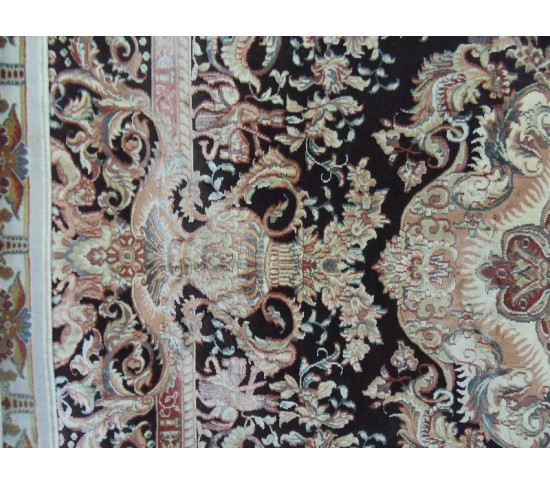 Іранський килим Diba Carpet Fakher Dark Brown - Висока якість за найкращою ціною в Україні зображення 3.