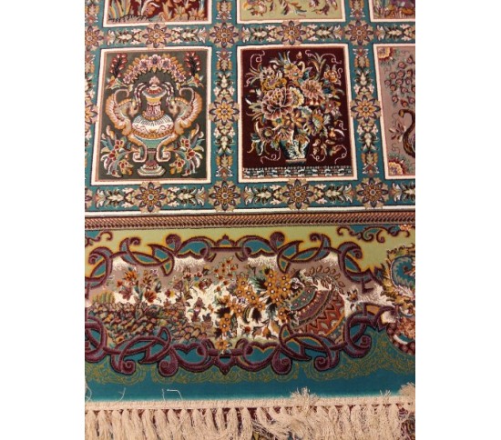 Иранский ковер Diba Carpet Farah blue Купить в интернет магазине ДомоМода фото 3 Иранский ковер Diba Carpet Farah blue - высокое качество по лучшей цене в Украине изображение 3.