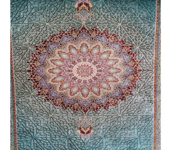 Иранский ковер Diba Carpet Floranse blue Купить в интернет магазине ДомоМода фото 3 Иранский ковер Diba Carpet Floranse blue - высокое качество по лучшей цене в Украине изображение 3.