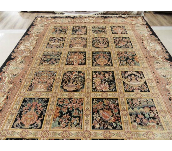 Иранский ковер Diba Carpet Mandegar d.brown Купить в интернет магазине ДомоМода Иранский ковер Diba Carpet Mandegar d.brown - высокое качество по лучшей цене в Украине