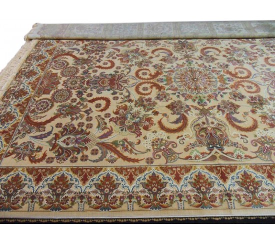 Иранский ковер Diba Carpet Sogand Cream Купить в интернет магазине ДомоМода фото 3 Иранский ковер Diba Carpet Sogand Cream - высокое качество по лучшей цене в Украине изображение 3.