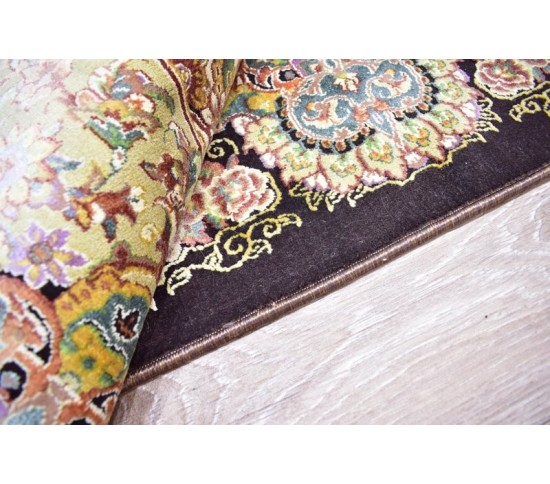 Иранский ковер Diba Carpet Yaghut d.brown Купить в интернет магазине ДомоМода фото 4 Иранский ковер Diba Carpet Yaghut d.brown - высокое качество по лучшей цене в Украине изображение 4.