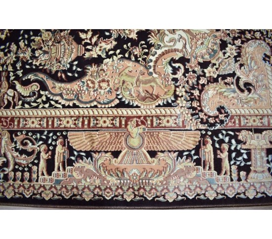 Иранский ковер Diba Carpet Amitis d.brown Купить в интернет магазине ДомоМода фото 4 Иранский ковер Diba Carpet Amitis d.brown - высокое качество по лучшей цене в Украине изображение 4.